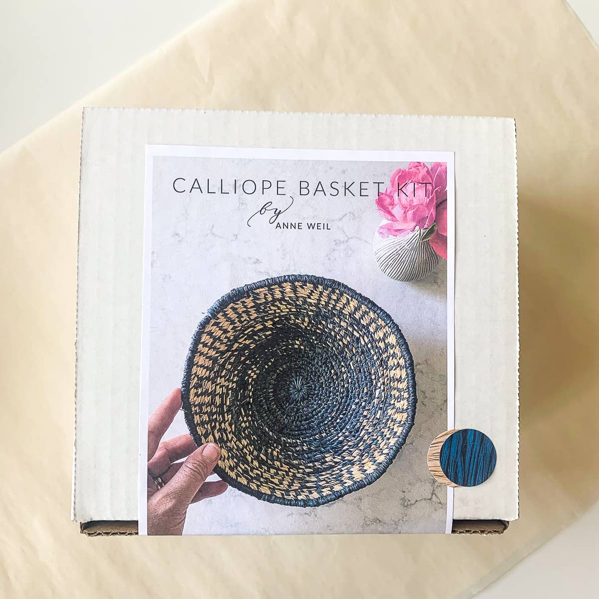 Calliope Basket Kit: Indigo and Natural