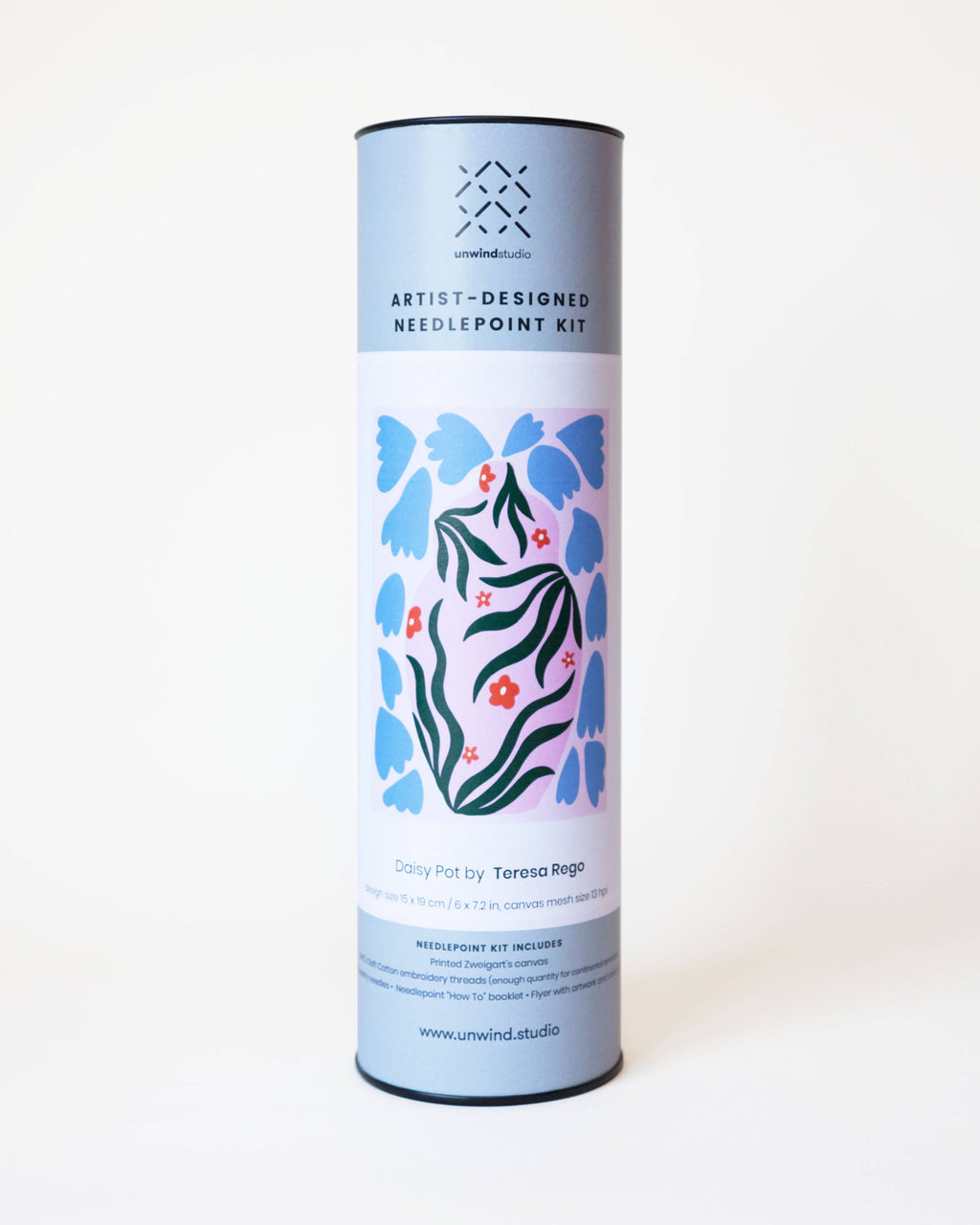 Daisy Pot Needlepoint Kit