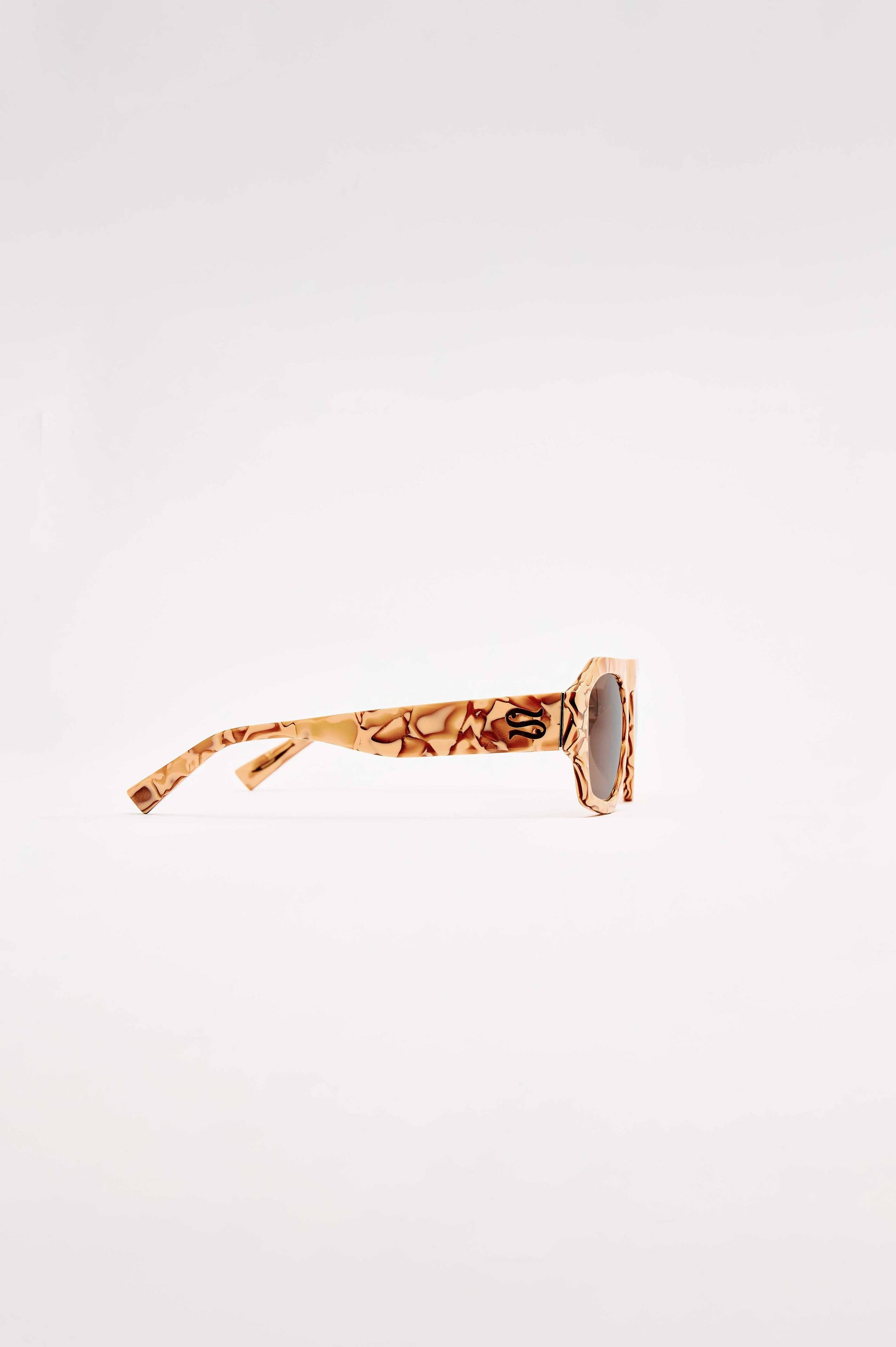 Louie Nice Nougat Aviator Sunglasses 
