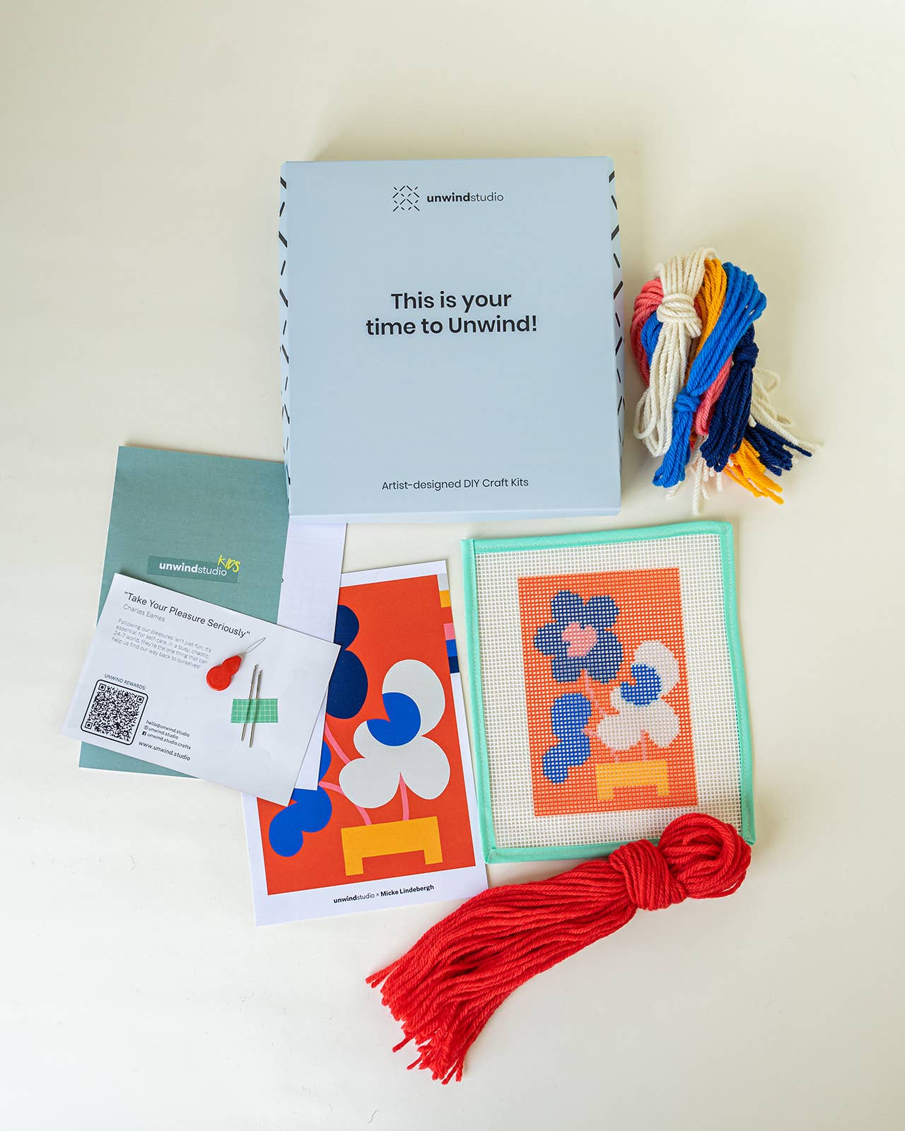 Mickebana Trio Needlepoint Kit for Beginners