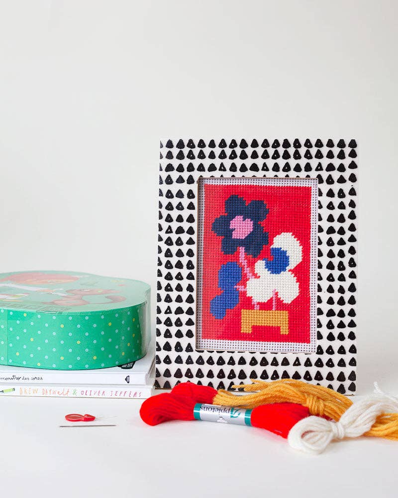 Mickebana Trio Needlepoint Kit for Beginners