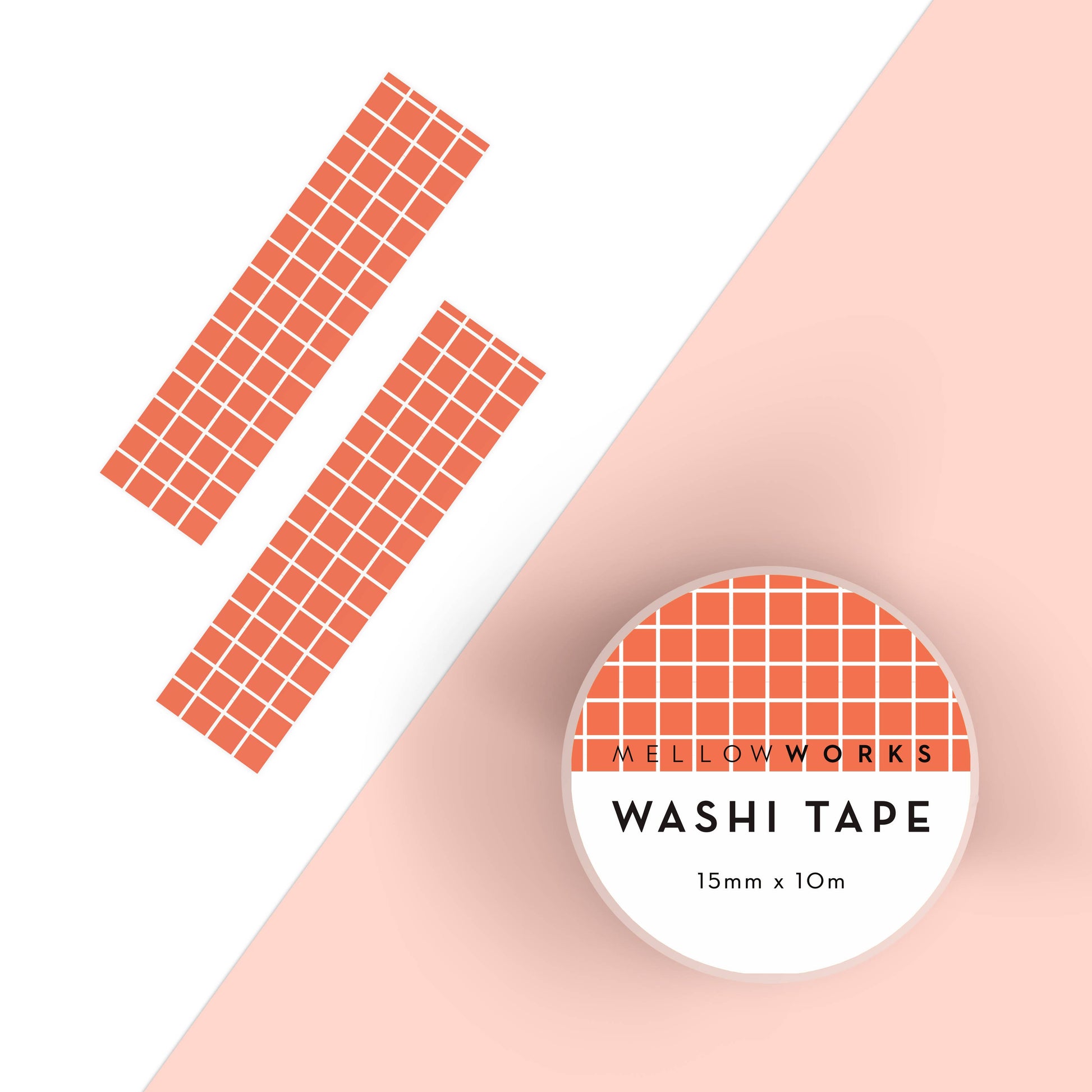 Grid Washi Tape | Red