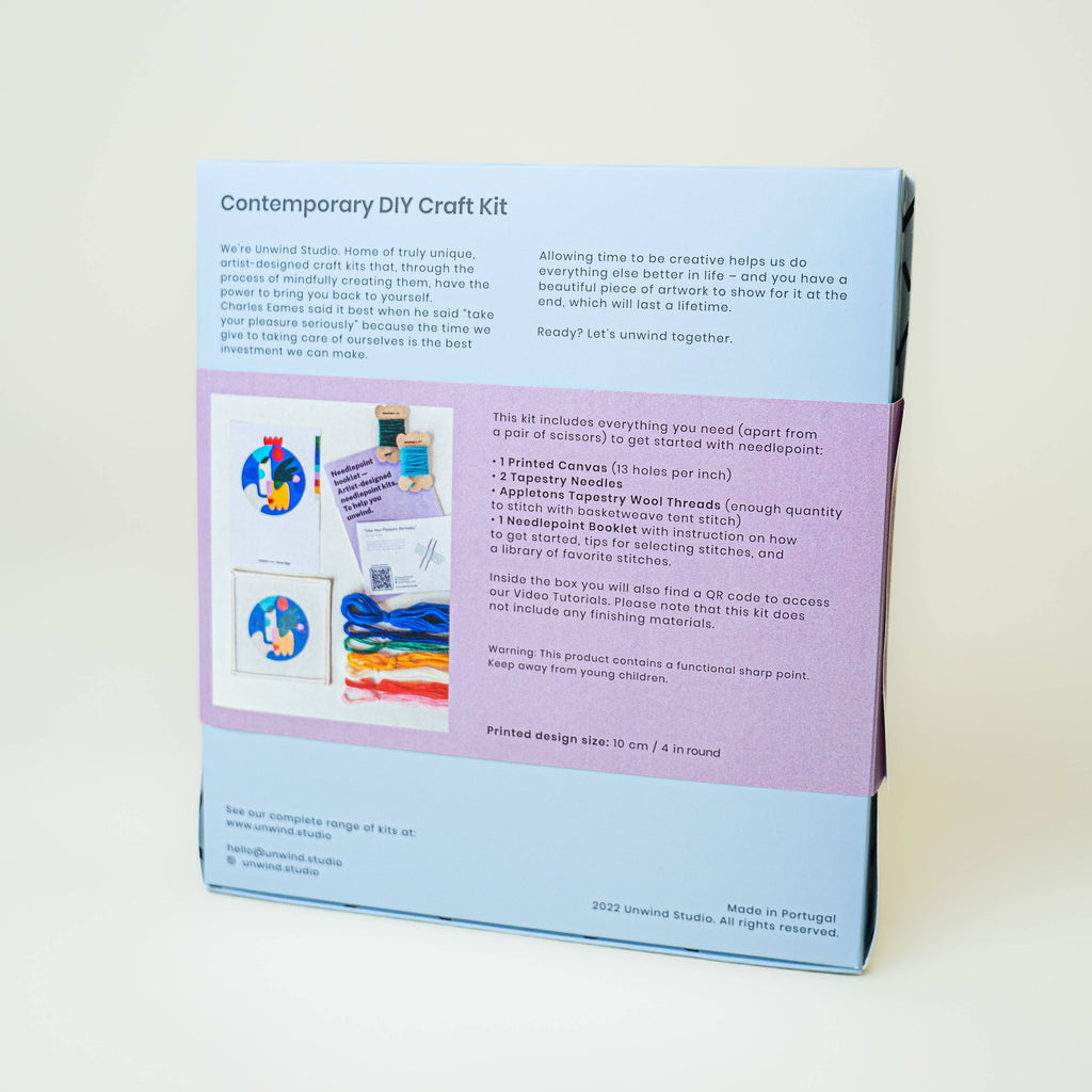 Royan Sunglasses Case Needlepoint Kit