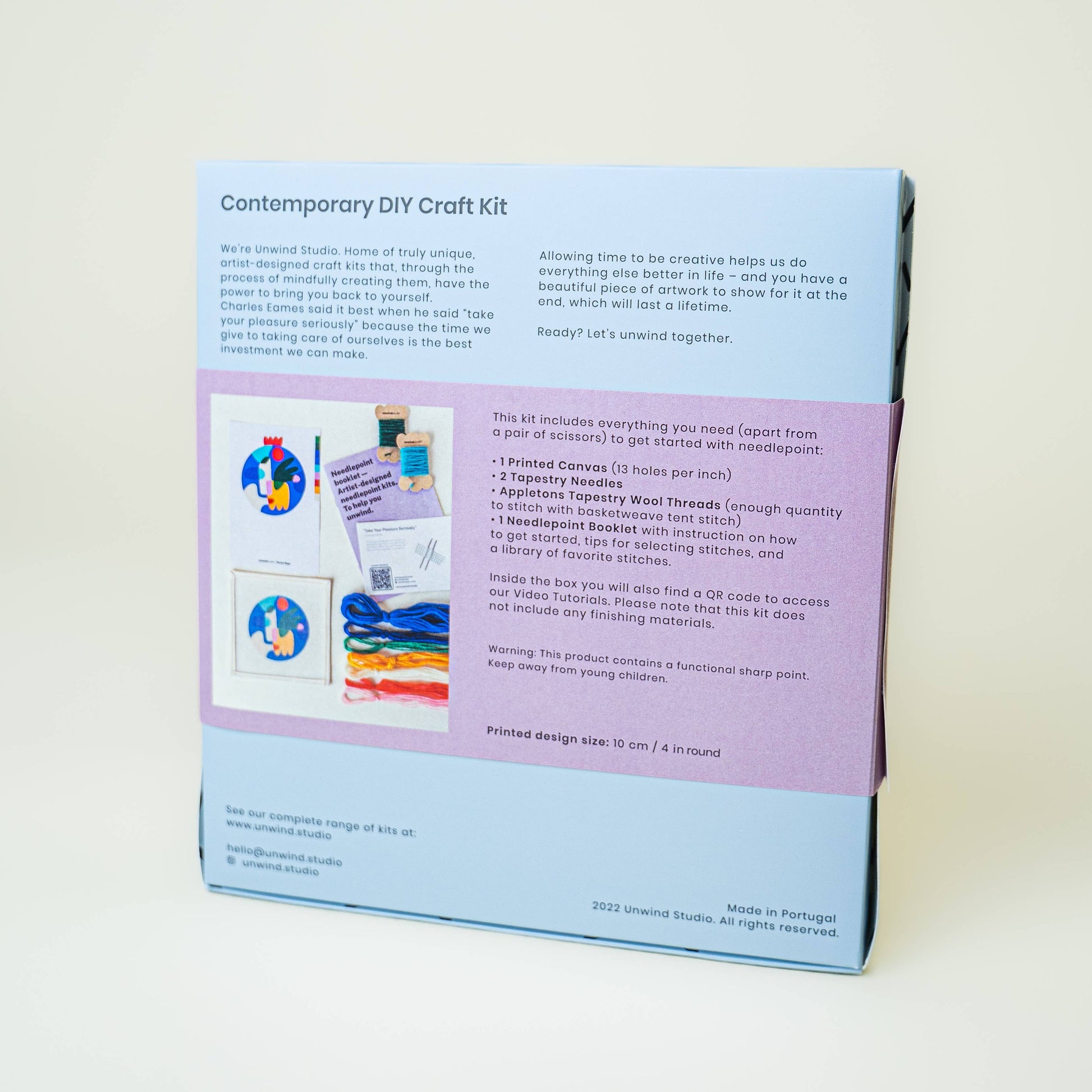 Royan Sunglasses Case Needlepoint Kit