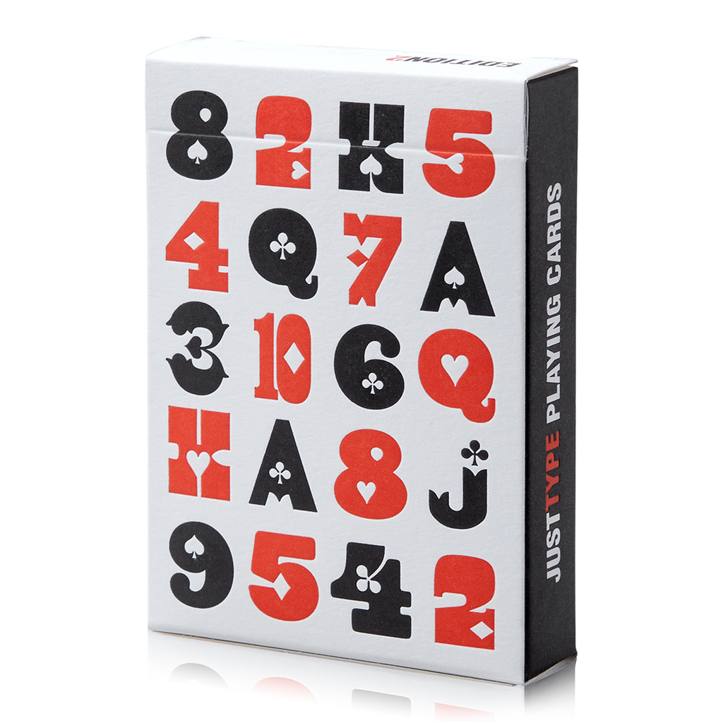 Just Type Playing Cards: Edition 2