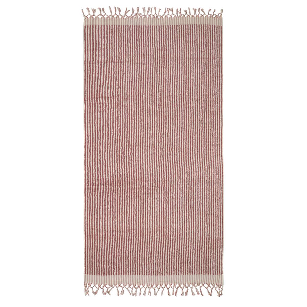 Turkish Terry Bath Towel - Rose