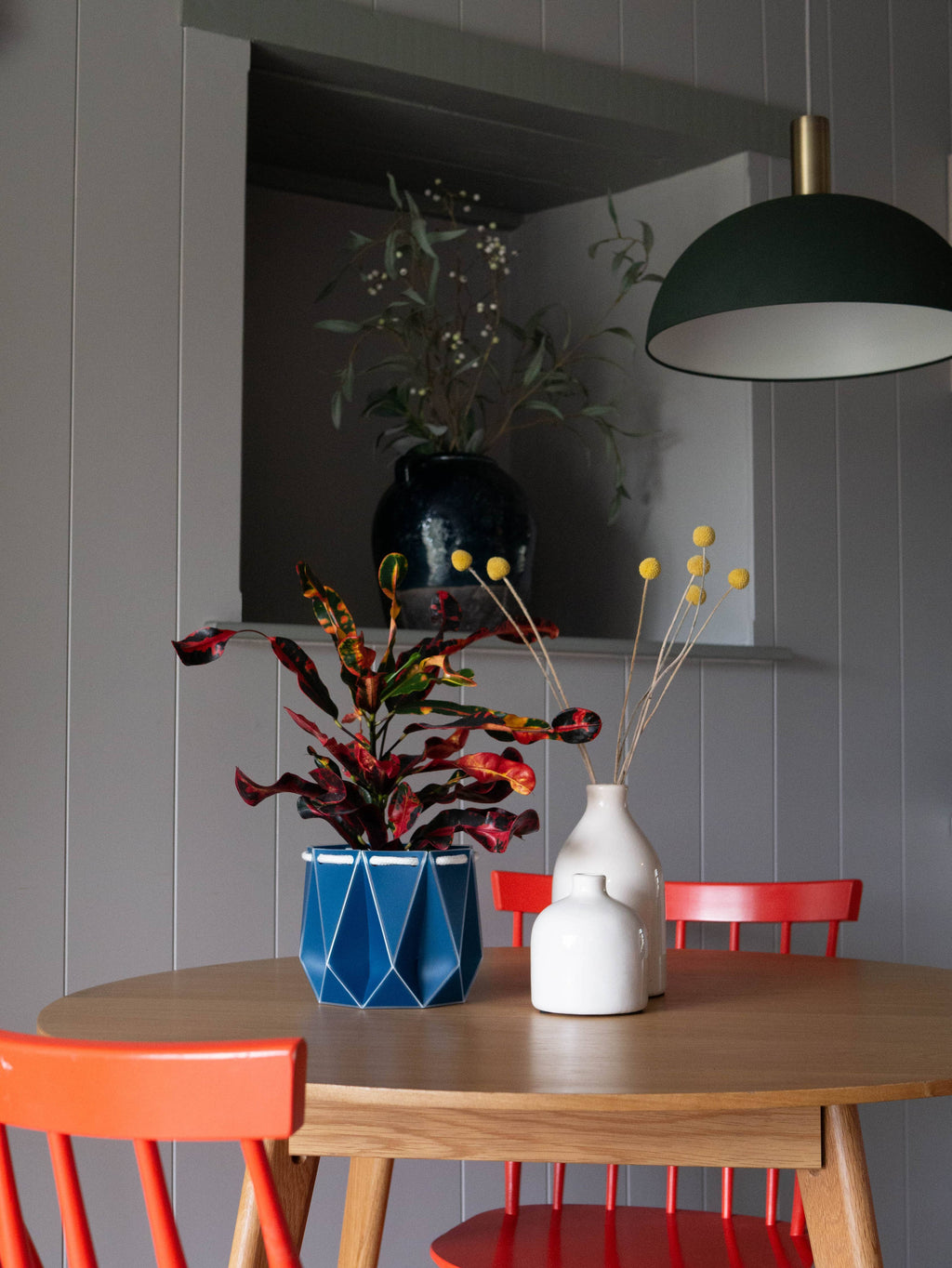 15cm Self-Watering POTR | Navy Pot