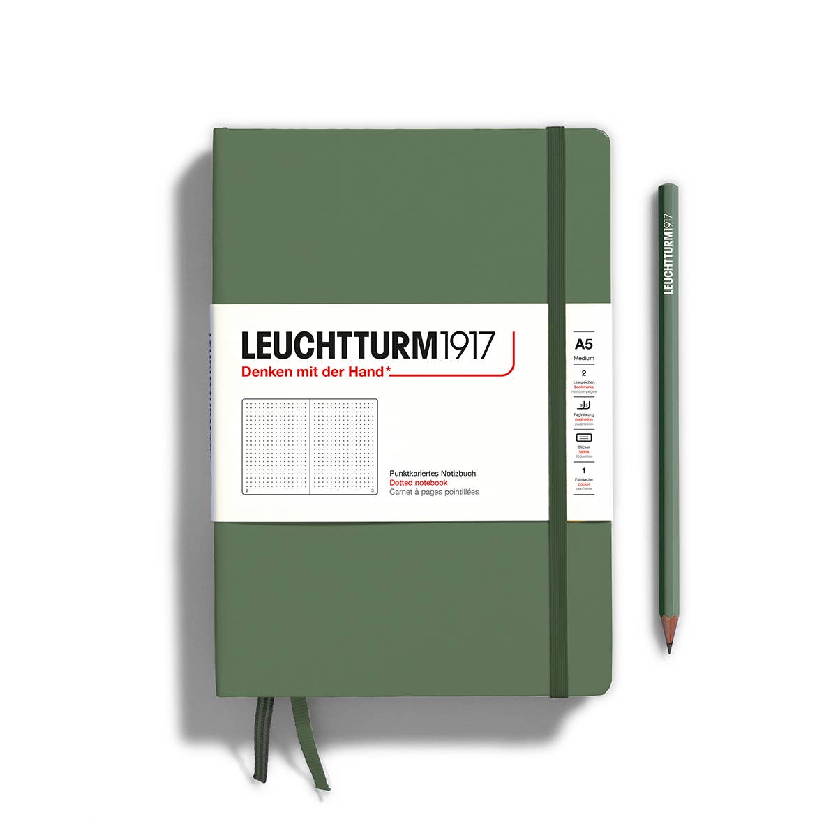 Hardcover Notebook - Olive