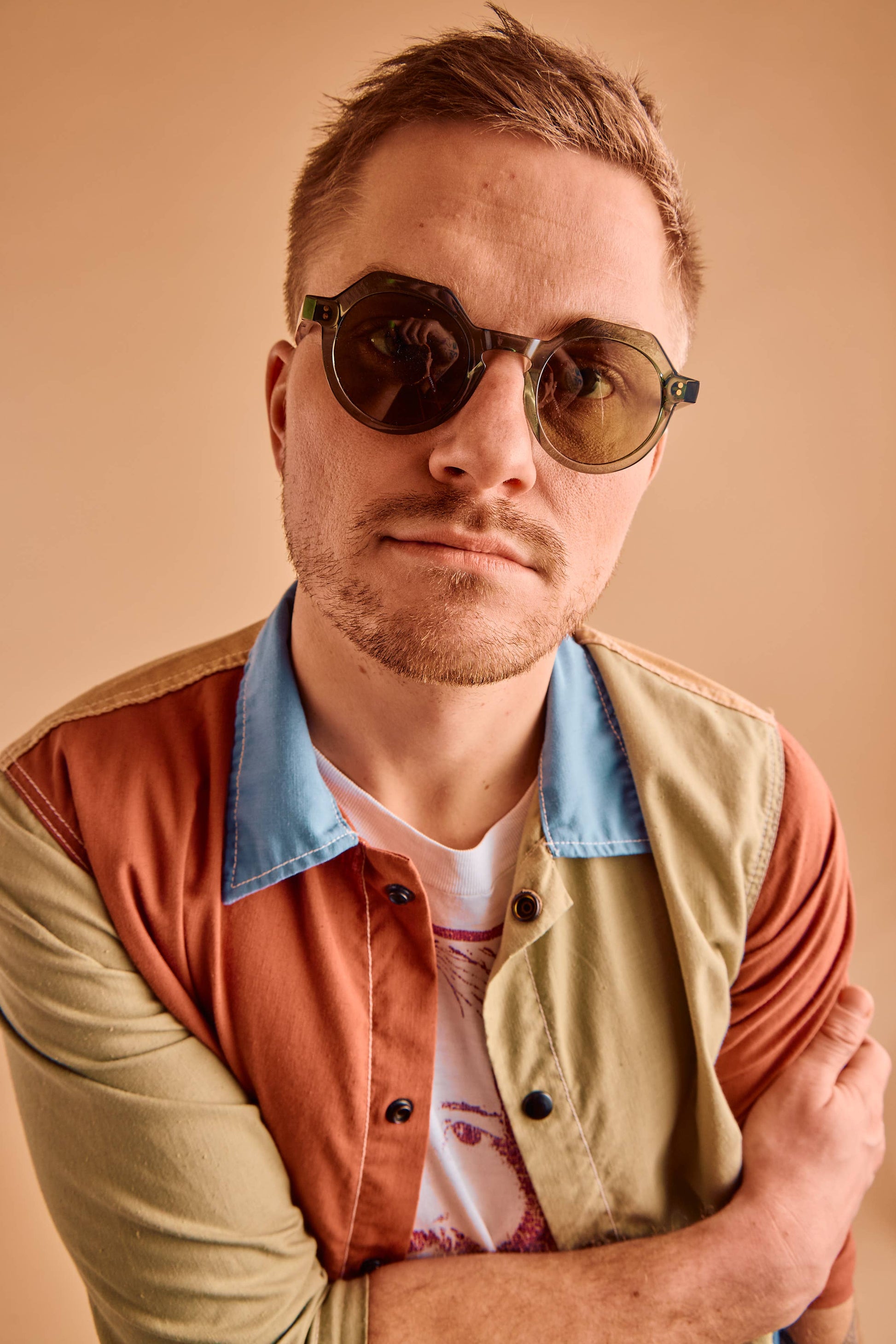 Georgie Verde Palma Green Sunglasses 