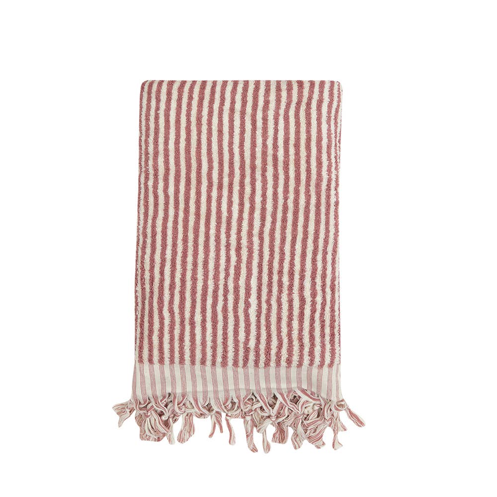 Turkish Terry Bath Towel - Rose