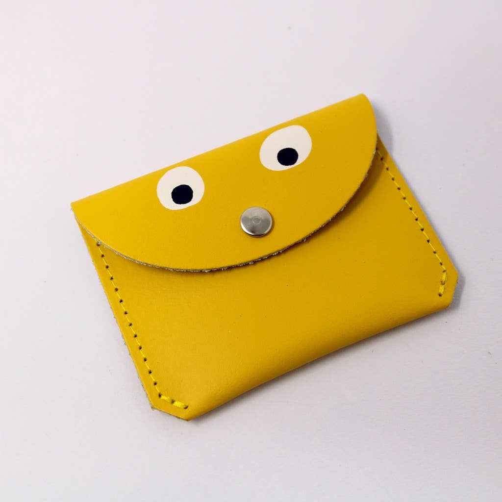 Googly Eye Mini Coin Purse - Yellow