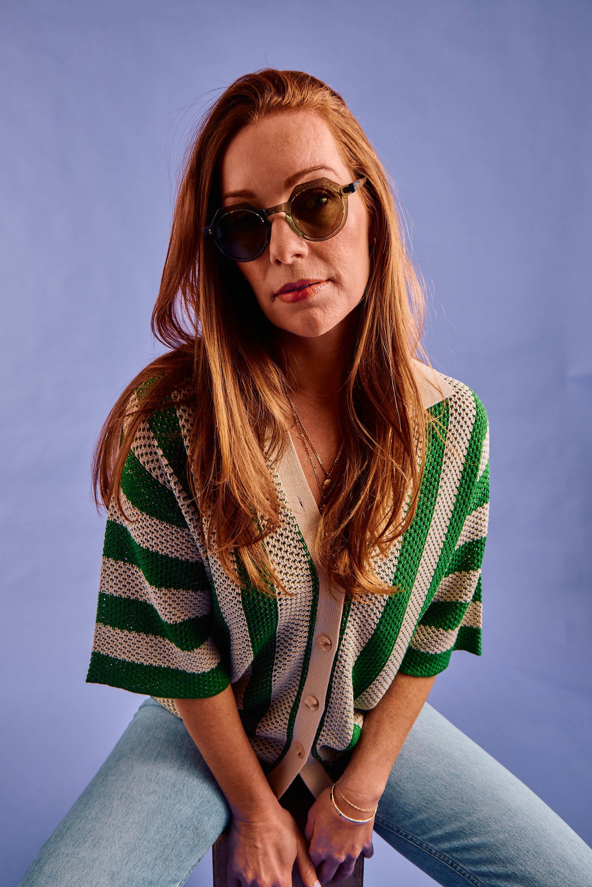 Georgie Verde Palma Green Sunglasses 