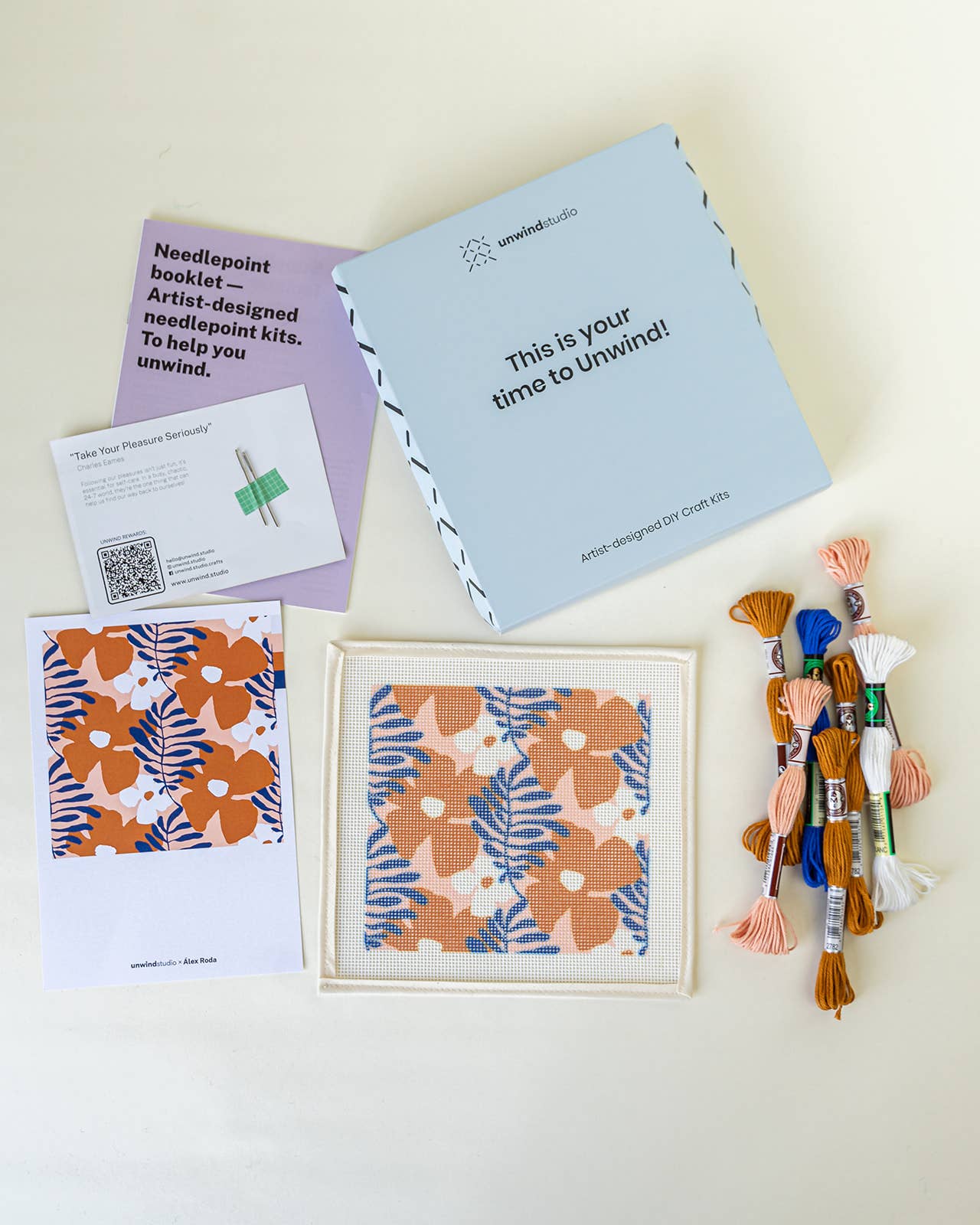 Royan Sunglasses Case Needlepoint Kit