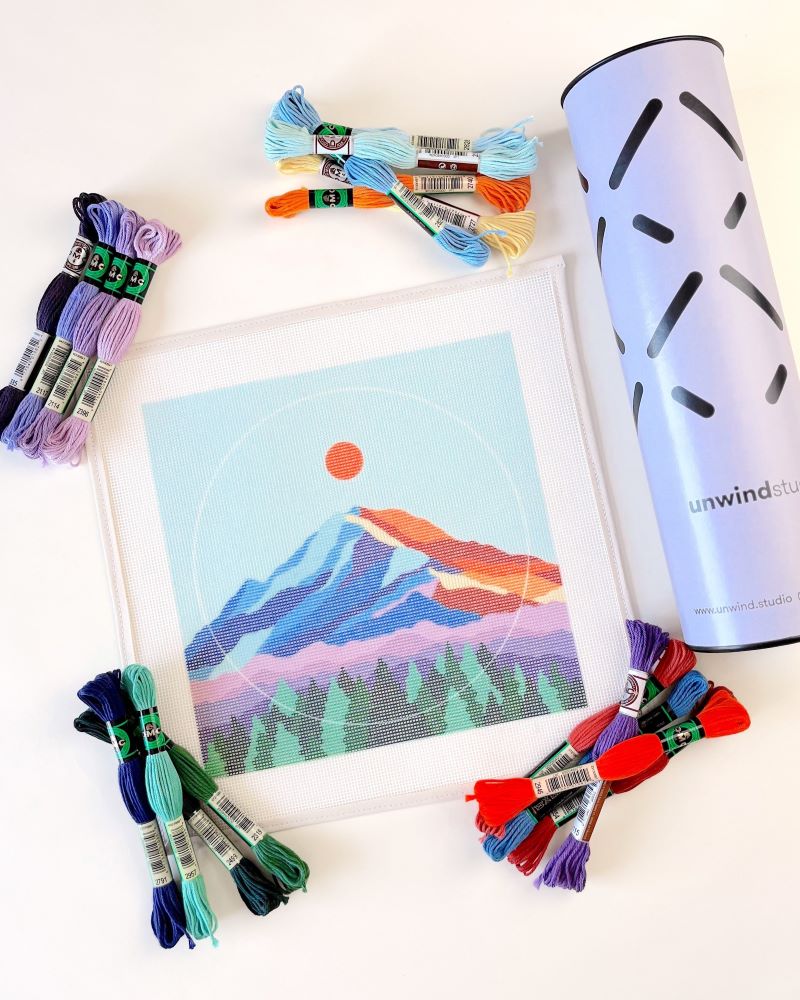 Mount Rainier Needlepoint Kit