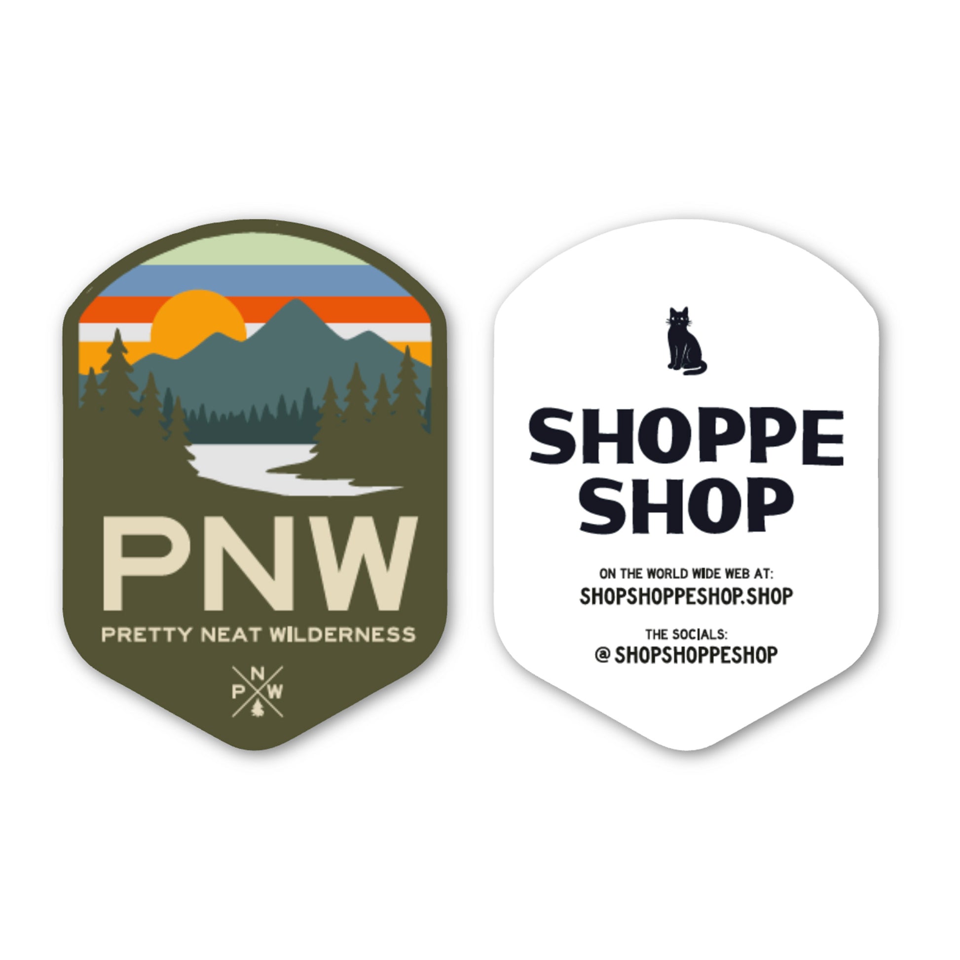 PNW (Pretty Neat Wilderness) Diecut Vinyl Sticker