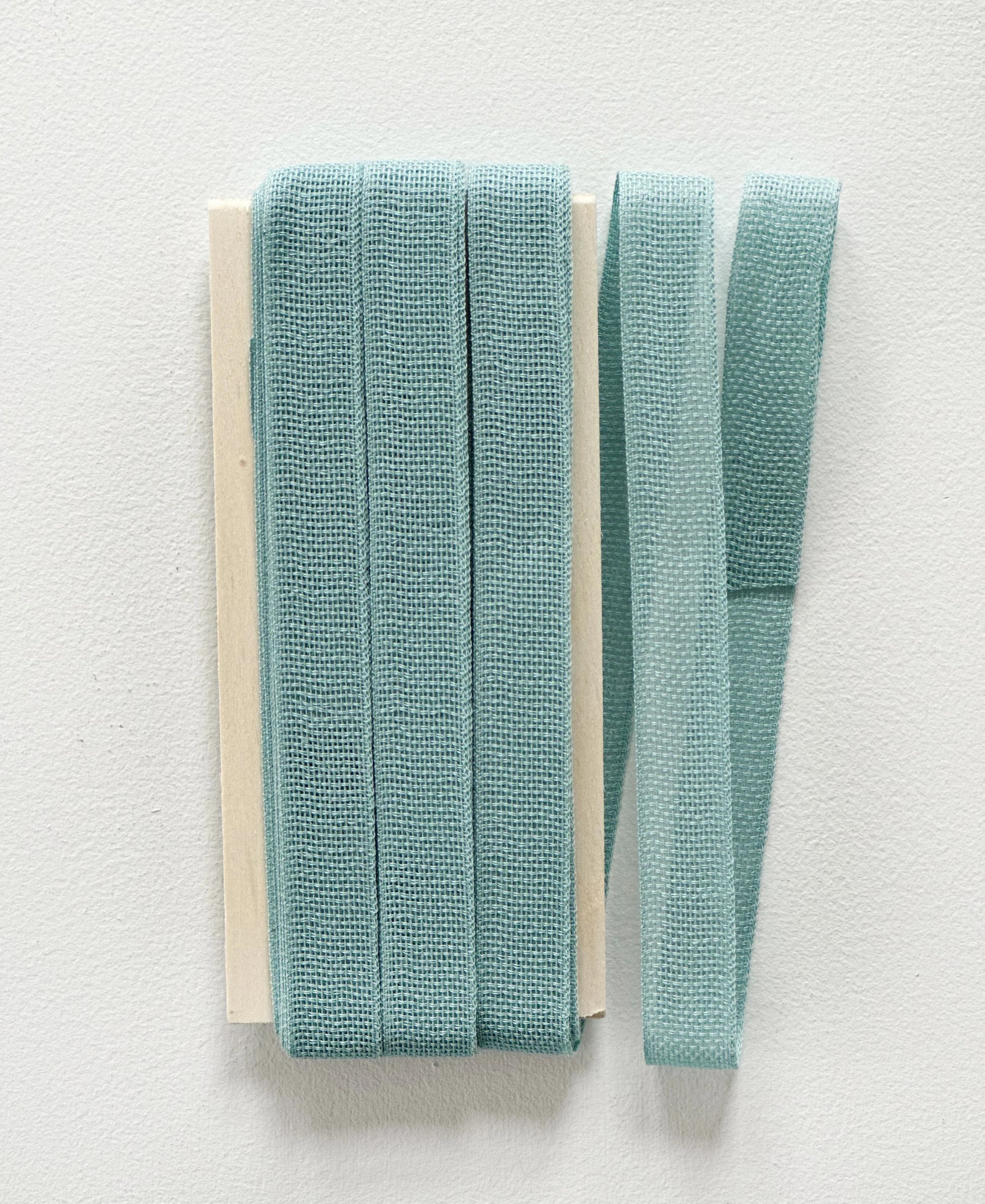Loose Weave Cotton Ribbon - Pool