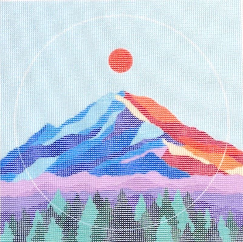 Mount Rainier Needlepoint Kit
