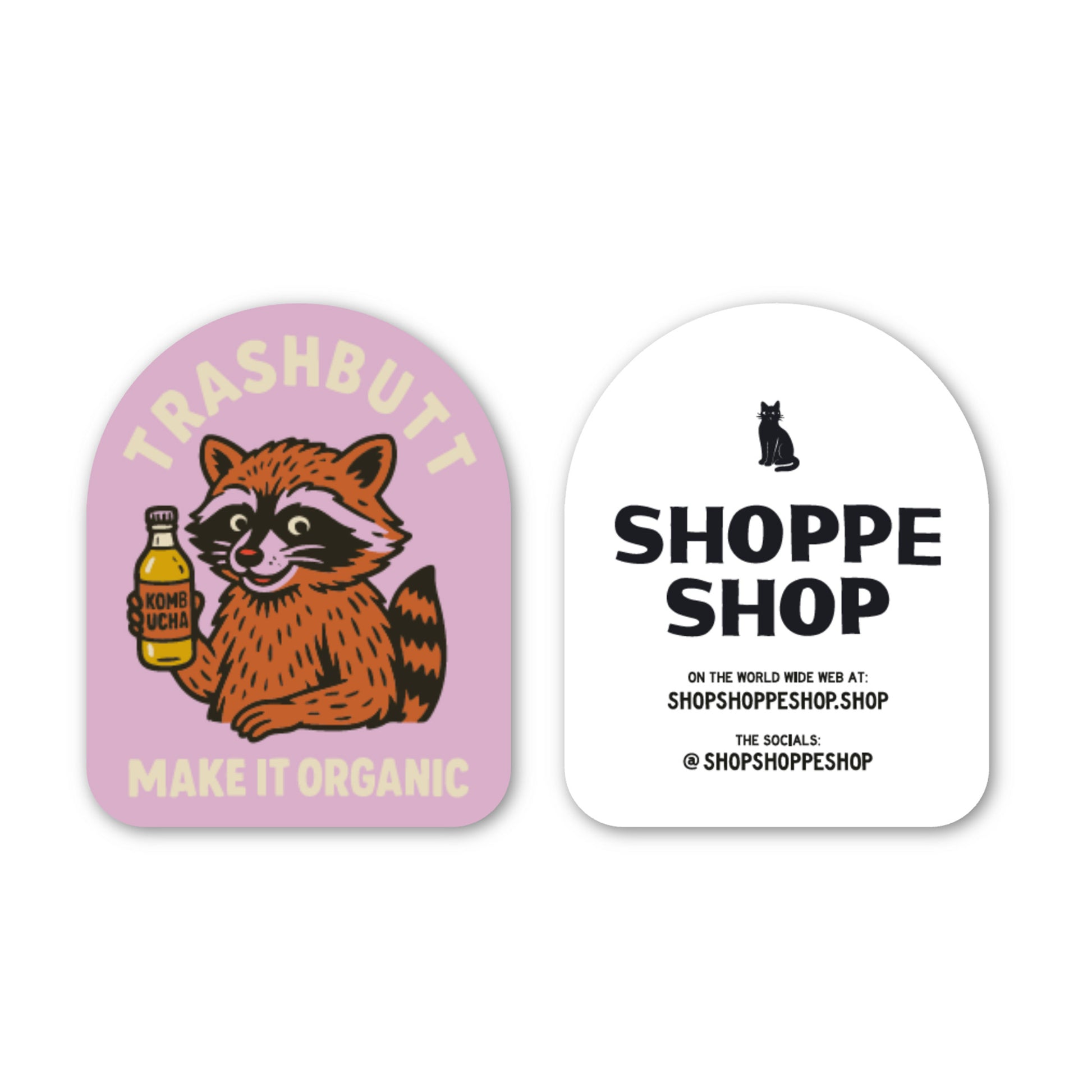 Trashbutt Diecut Vinyl Sticker