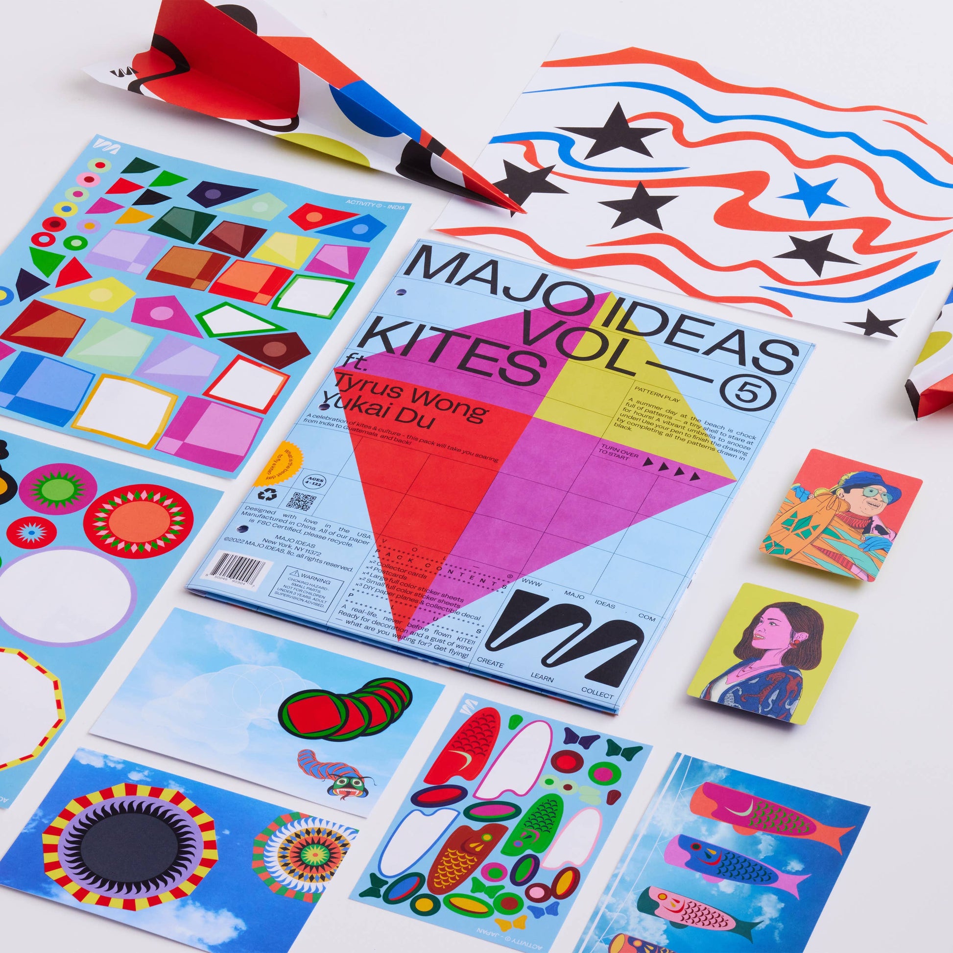 MAJO IDEAS VOL ⑤ — KITES Sticker Based Art Pack