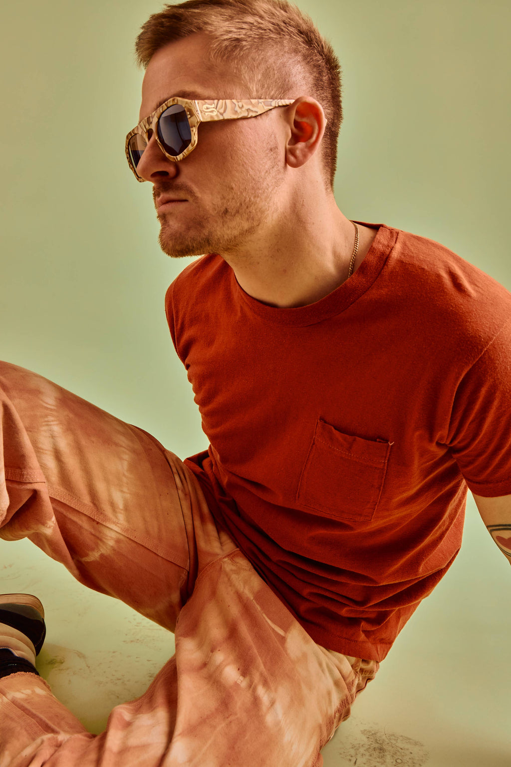 Louie Nice Nougat Aviator Sunglasses 