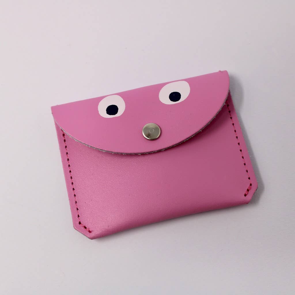 Googly Eye Mini Coin Purse - Hot Pink