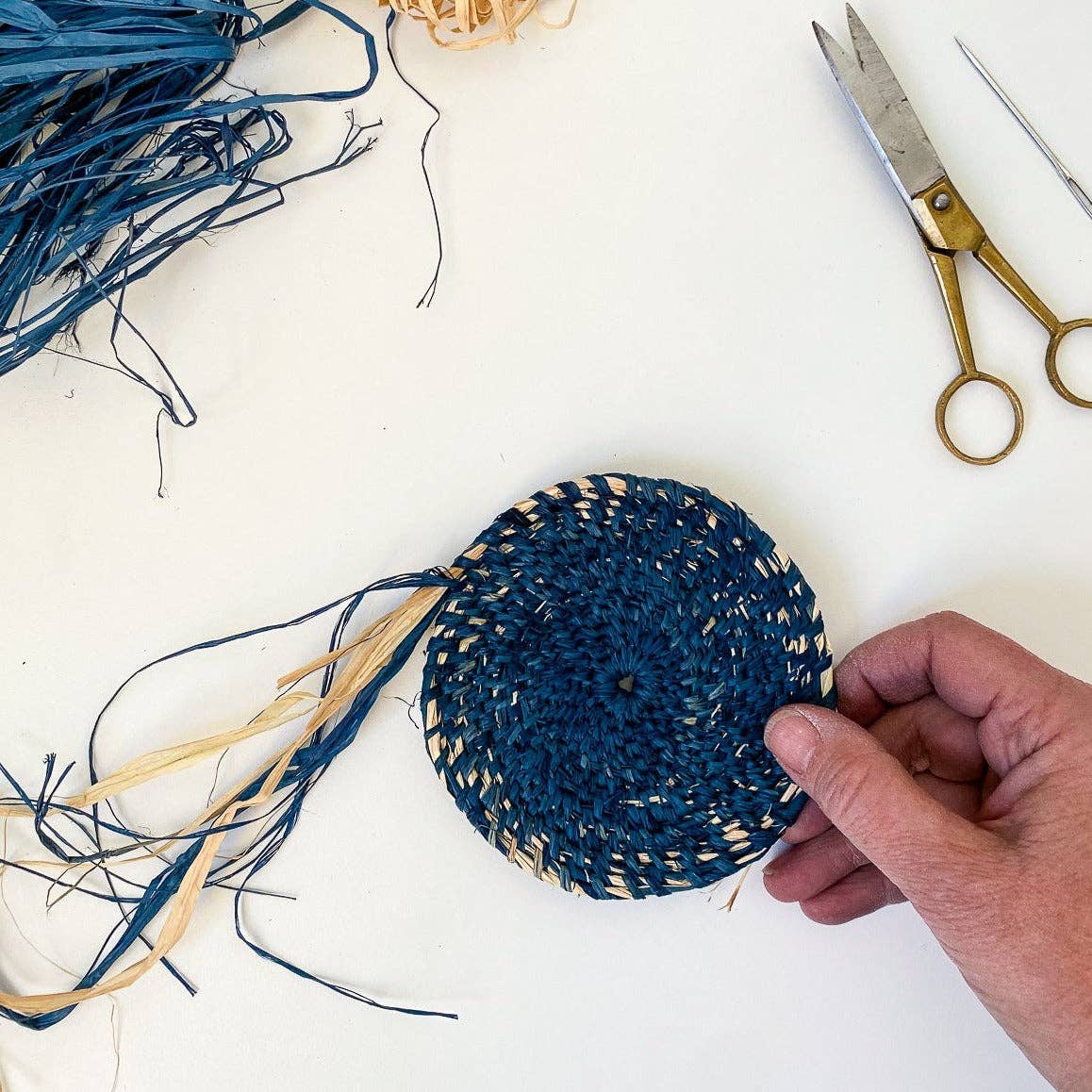 Calliope Basket Kit: Indigo and Natural