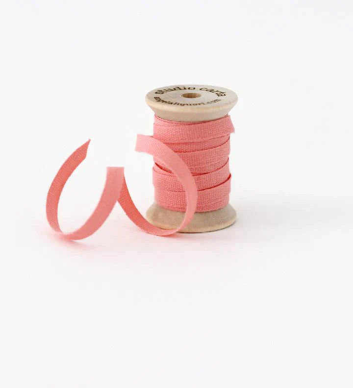 Wood Spool of Cotton Ribbon - Blossom