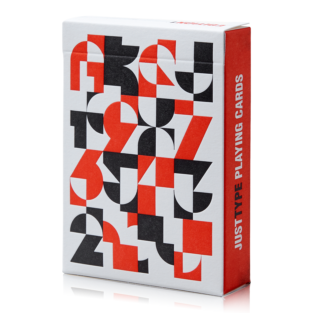 Just Type Playing Cards: Edition 1