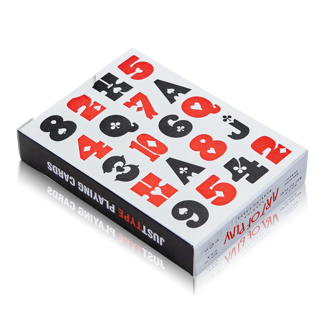 Just Type Playing Cards: Edition 2