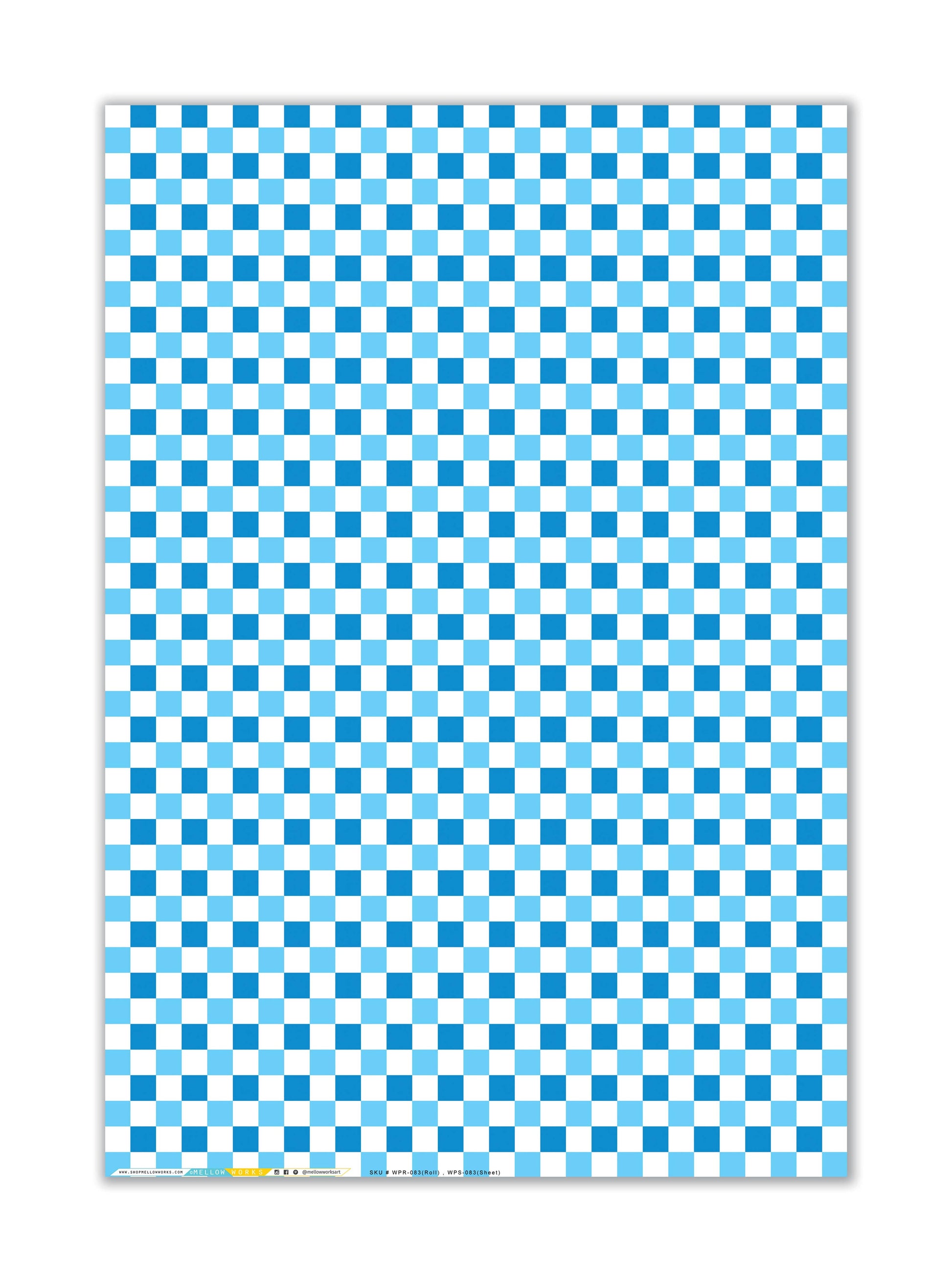 HANUKKAH CHECKERBOARD Gift Wrap