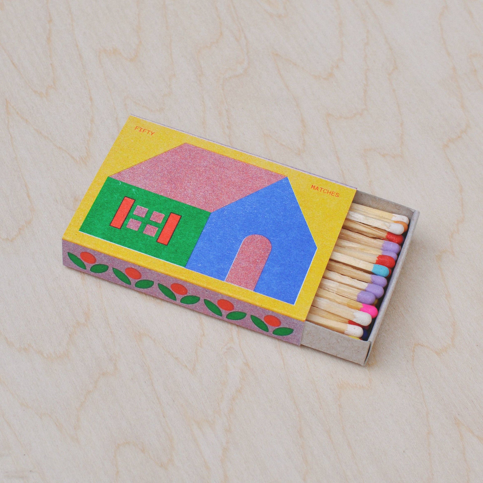 Sunroom - "House" Risograph Printed Matchbox