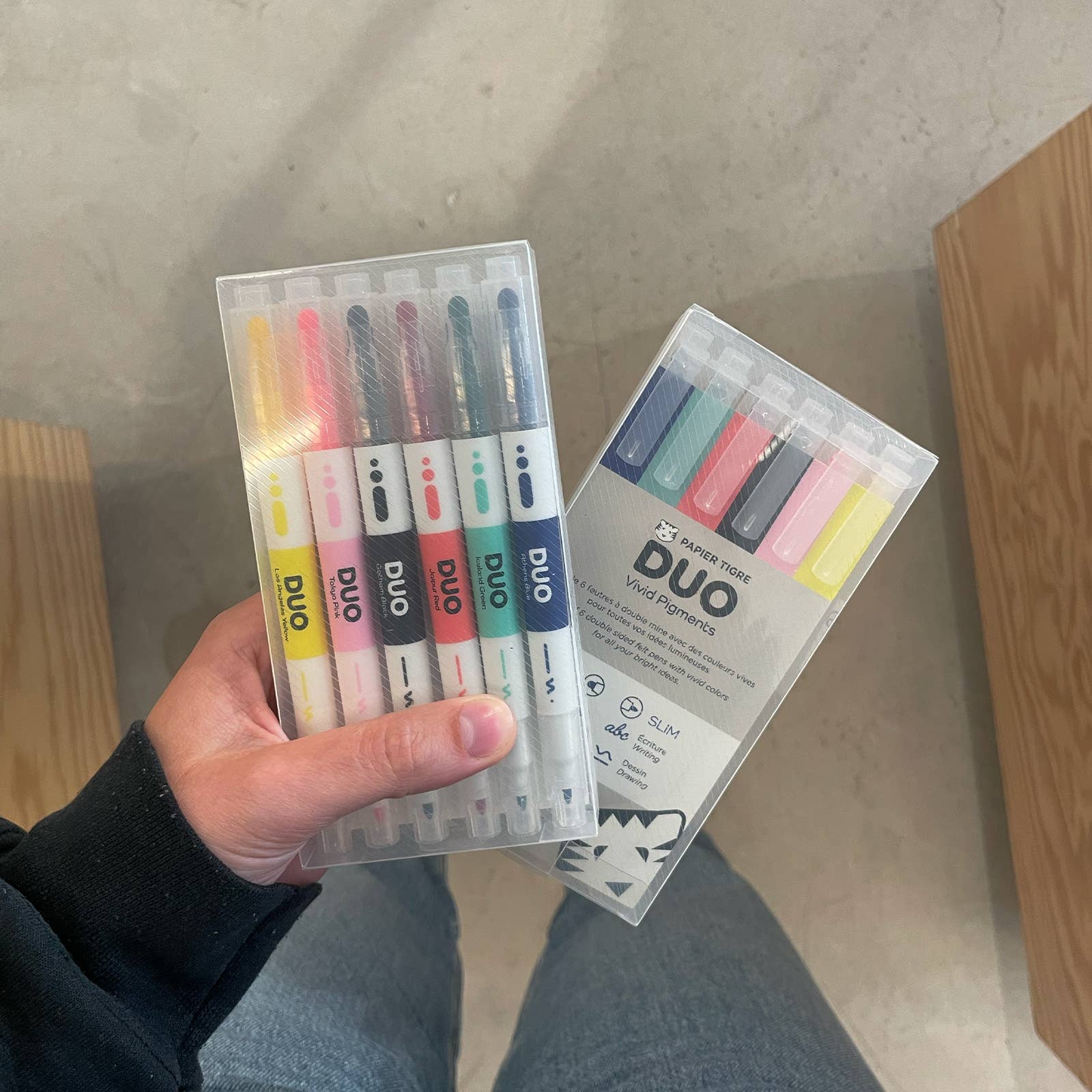 DUO pen set of 6 colors