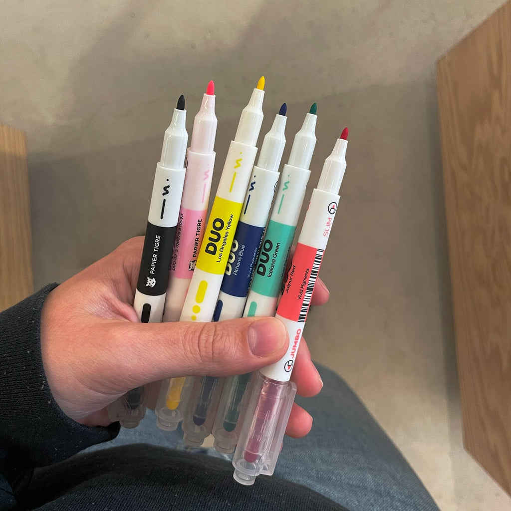 DUO pen set of 6 colors