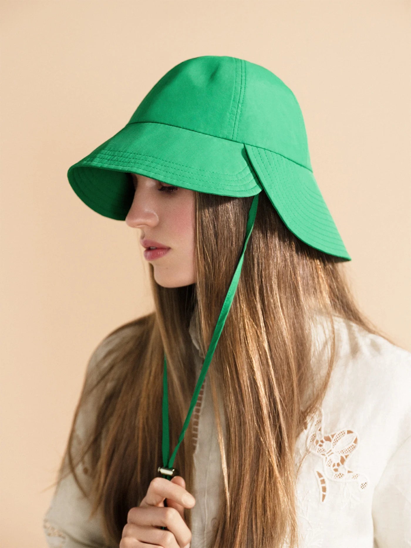 Tulip Bucket Hat - Kelly Green