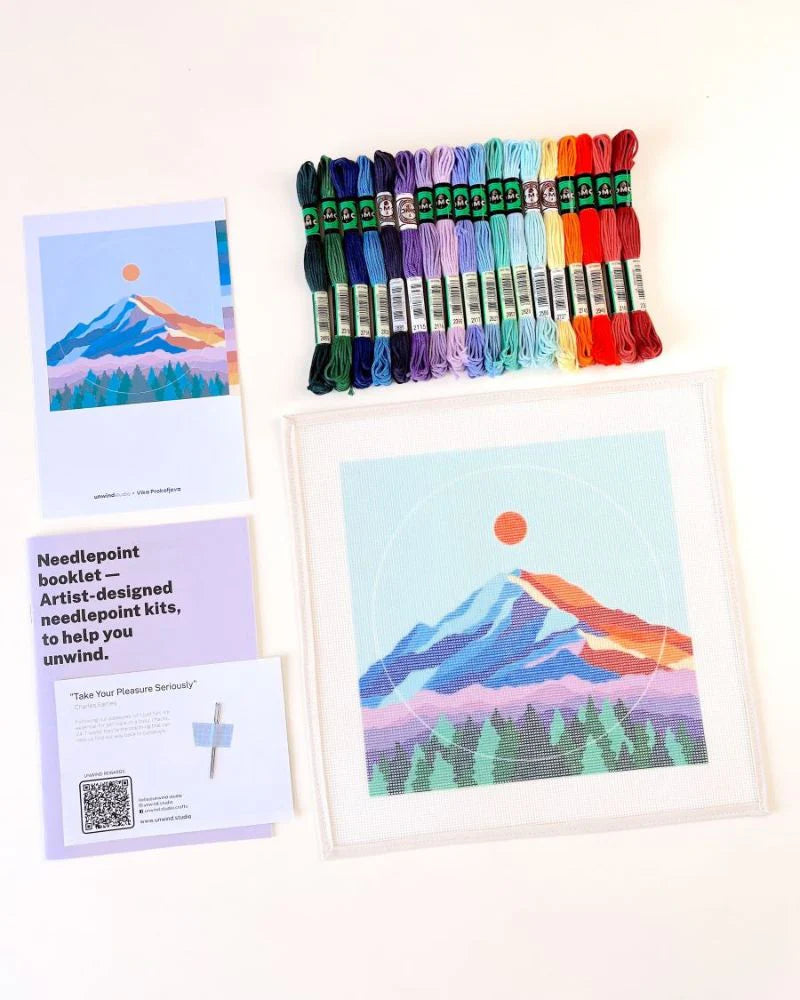 Mount Rainier Needlepoint Kit